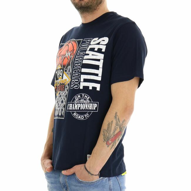 T-SHIRT  CON STAMPA FRANKLIN & MARSHALL - Mad Fashion | img vers.650x/